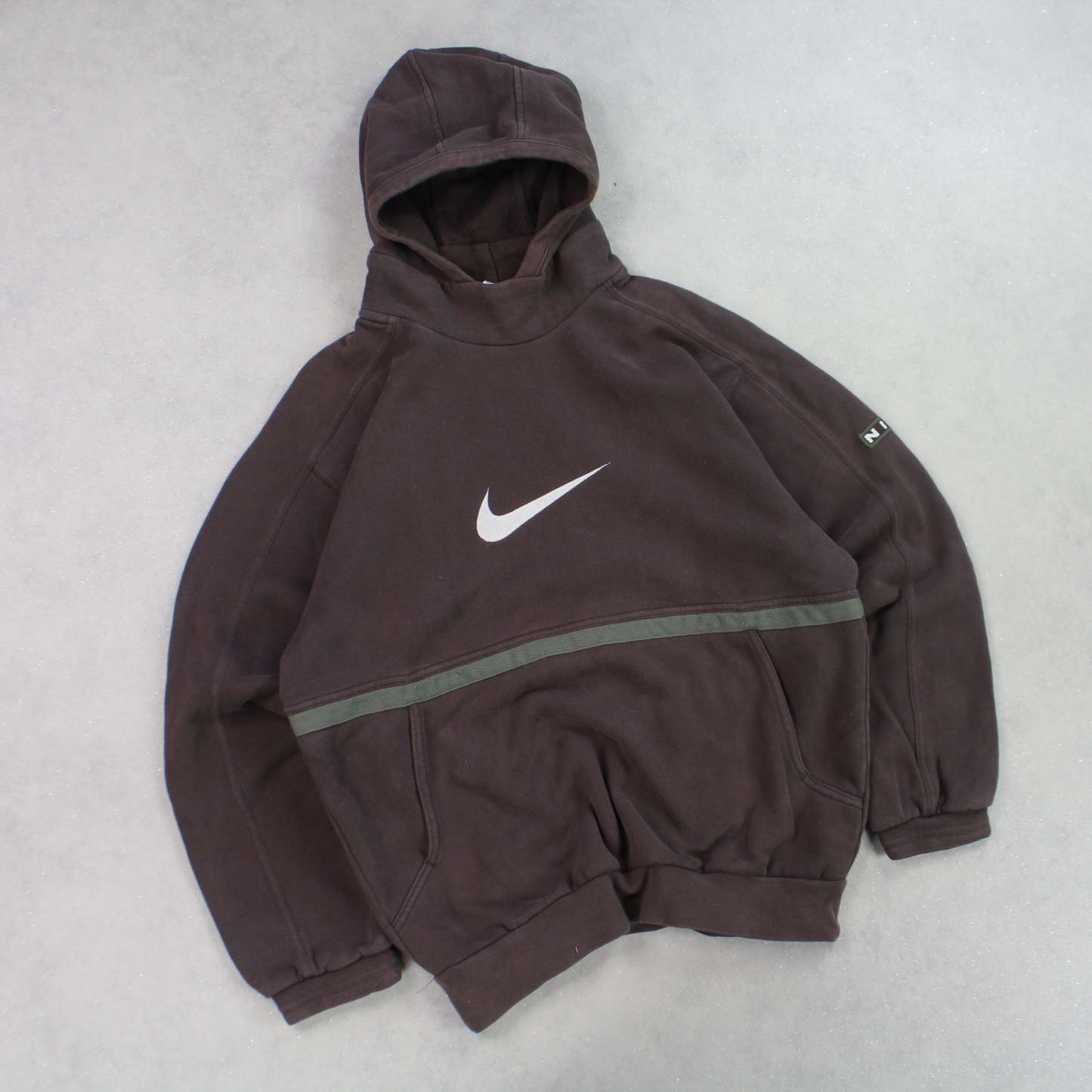 VERY RARE 1990s  Hoodie Brown-OSI