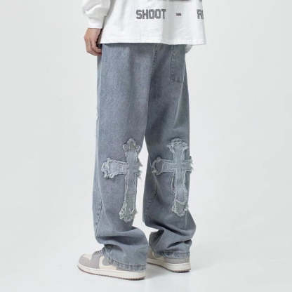 Cross Baggy Jeans-OSI