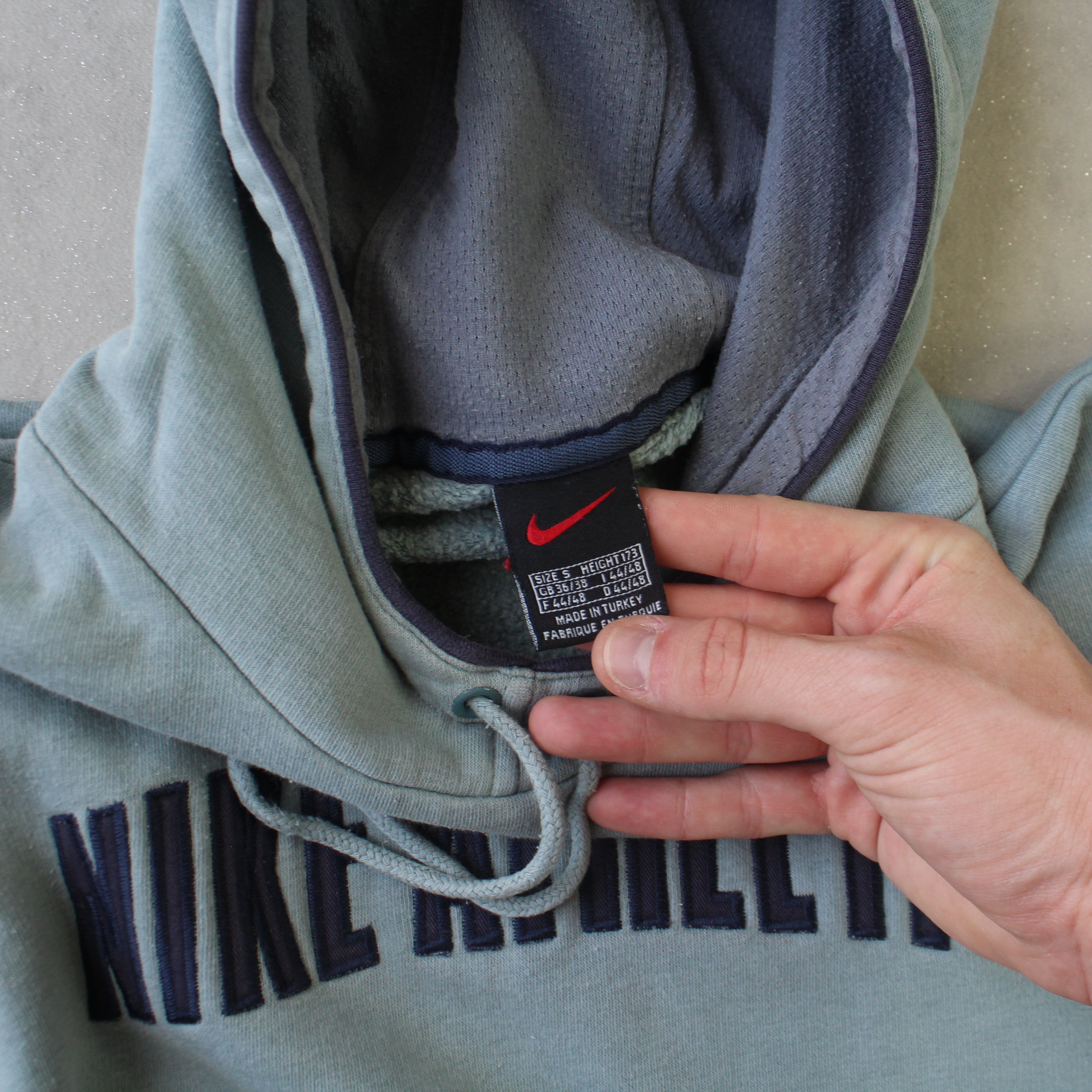 RARE 1990s  Hoodie Blue-OSI