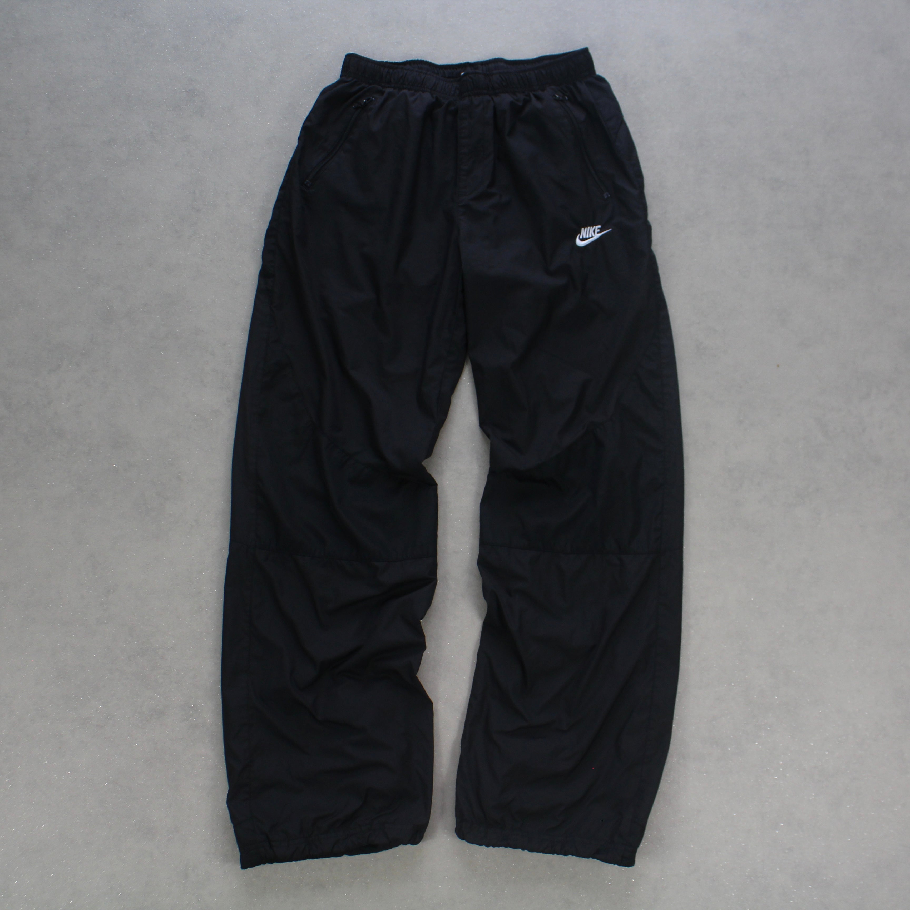 RARE 2000s Trackpants Black-OSI
