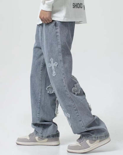 Cross Baggy Jeans-OSI