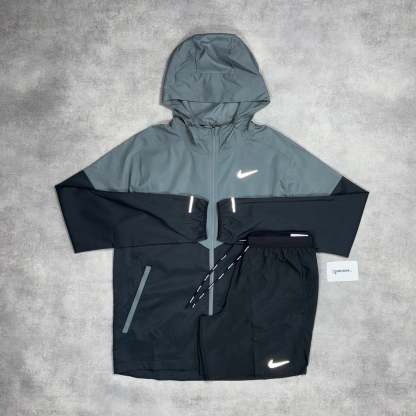 Uv Windrunner Jacket Coal & Black/Grey 7” Flex Stride Short Set-OSI