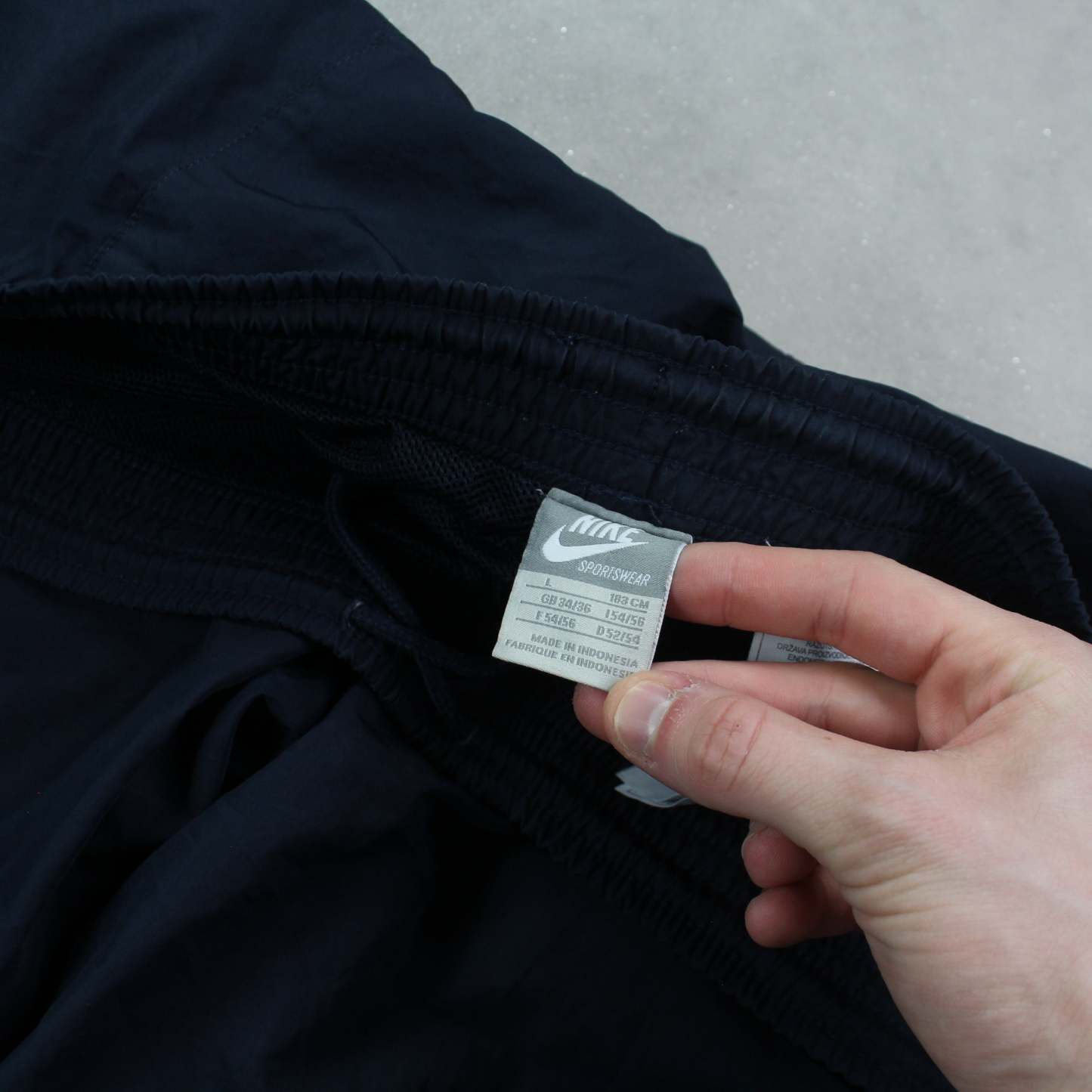 RARE 2000s Air Trackpants Navy-OSI
