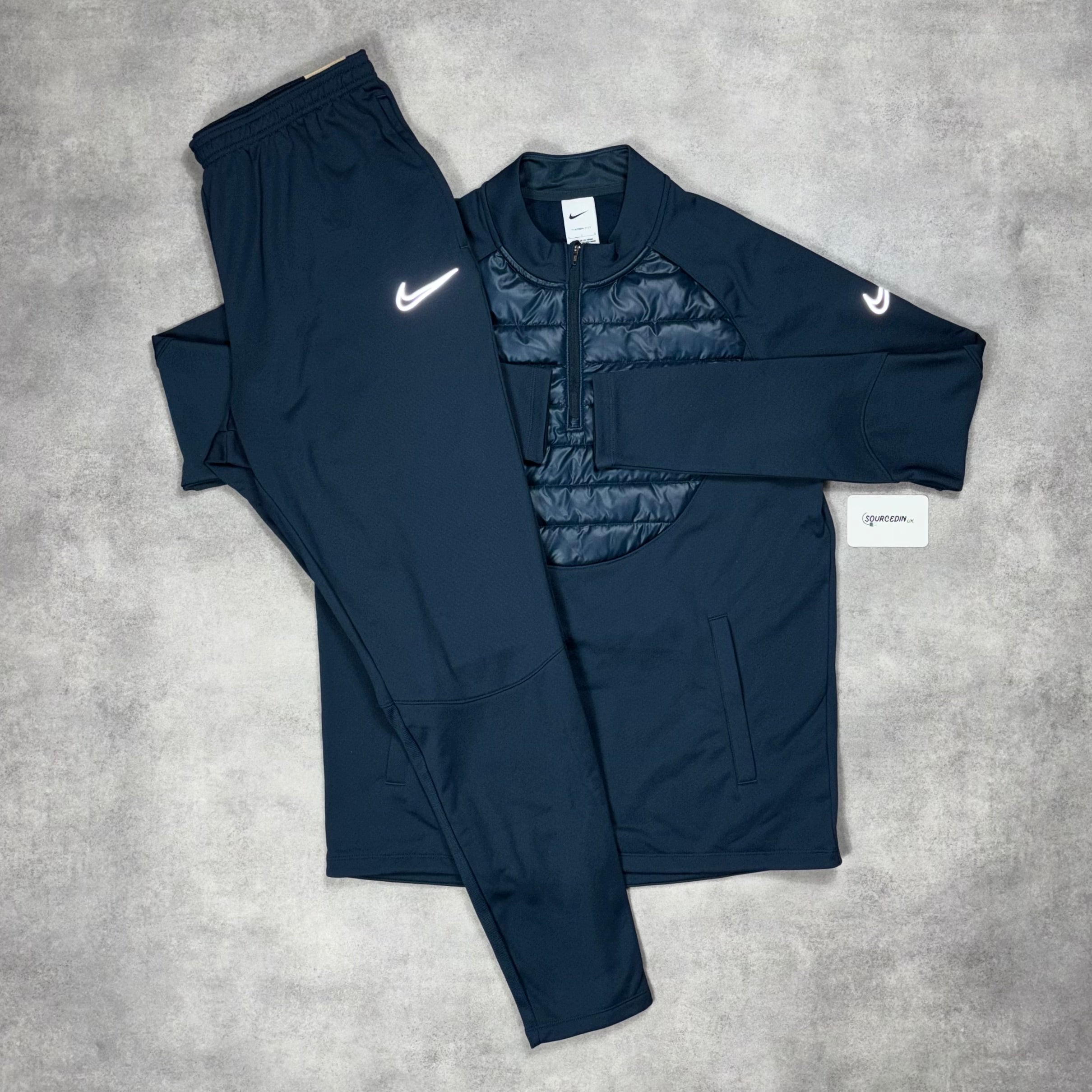 Dri Fit Tracksuit Set Navy-OSI