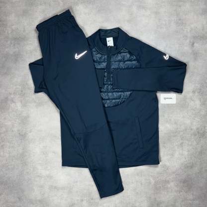 Dri Fit Tracksuit Set Navy-OSI