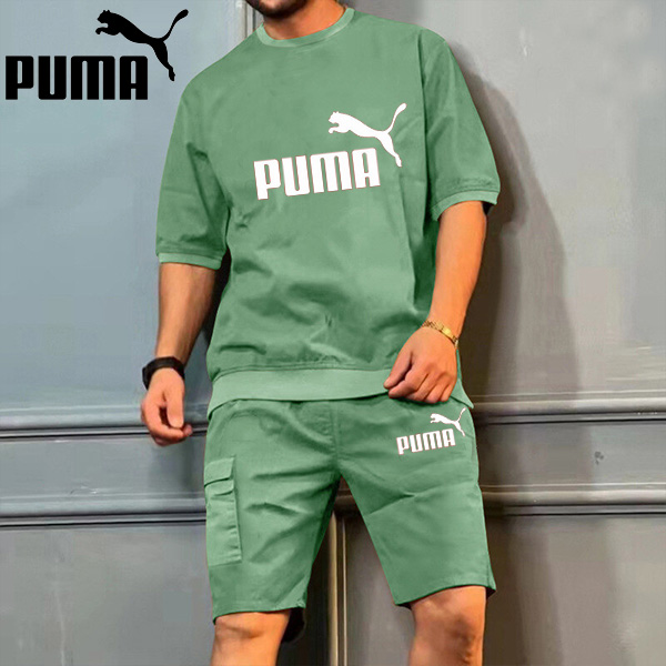 2025 Ropa deportiva sencilla, informal y cómoda para hombre (top + pantalones)-OSI