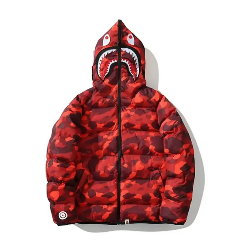  Shark Jacket Camouflage Hooded Zipper-OSI