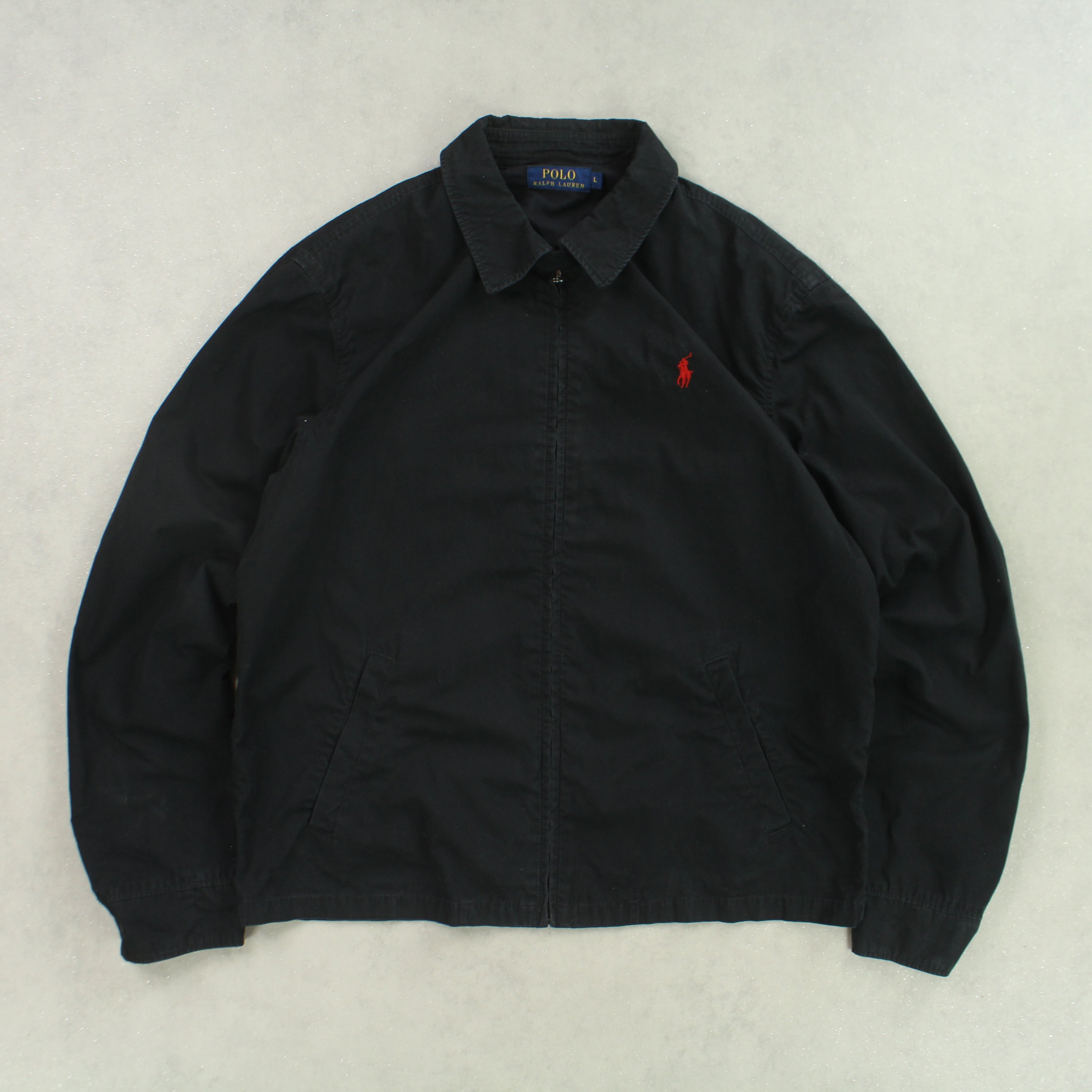 RARE 1990s  Harrington Jacket Black-OSI