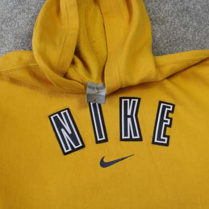 RARE 2000s   Spell Out Hoodie Yellow-OSI