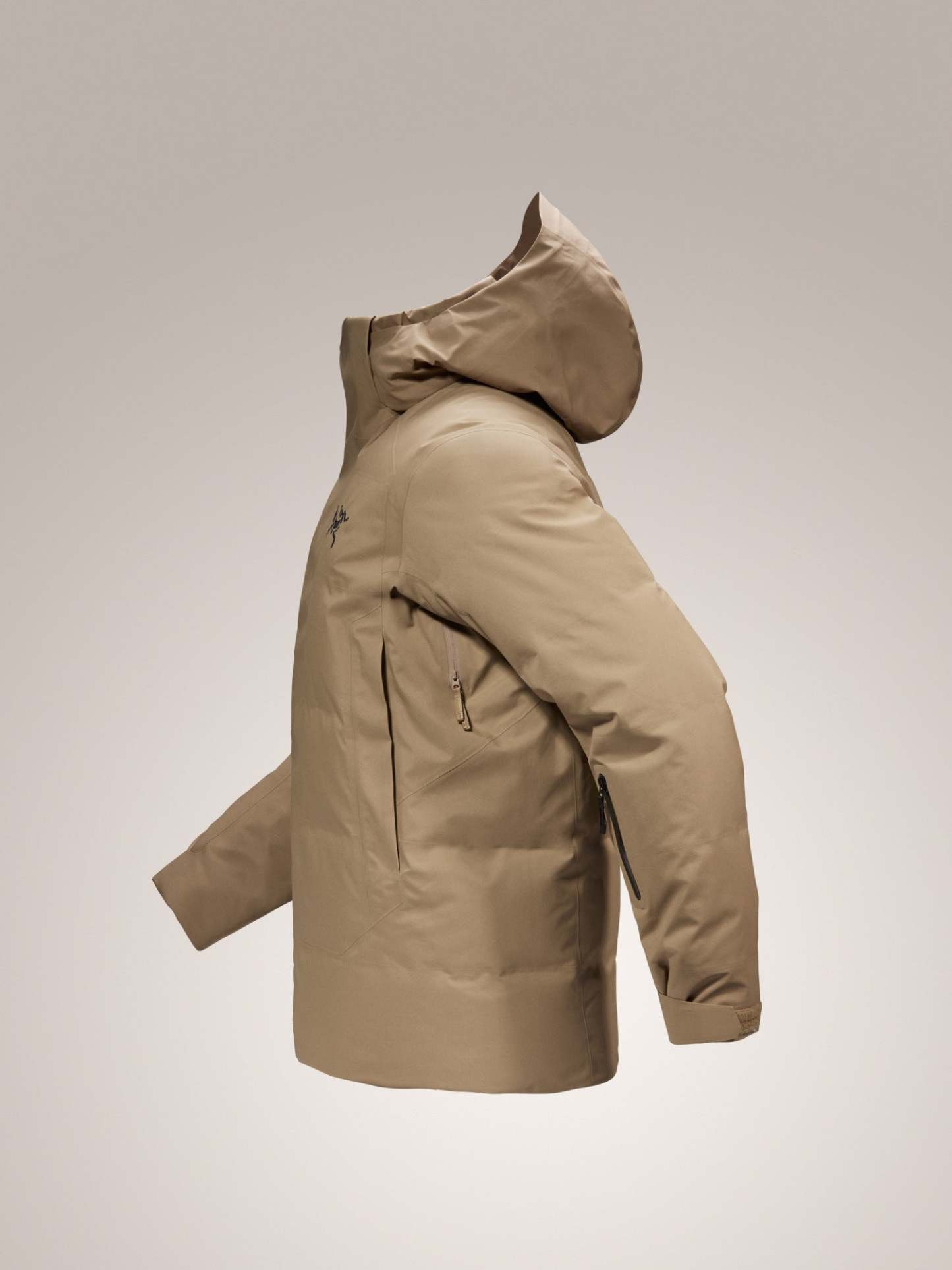  men's fissile insulated jacket ski and snowboard brown-OSI