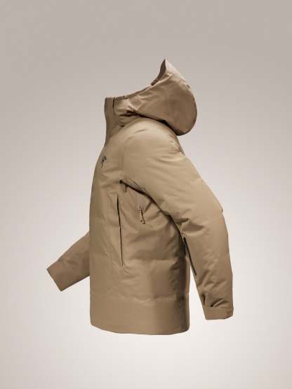  men's fissile insulated jacket ski and snowboard brown-OSI