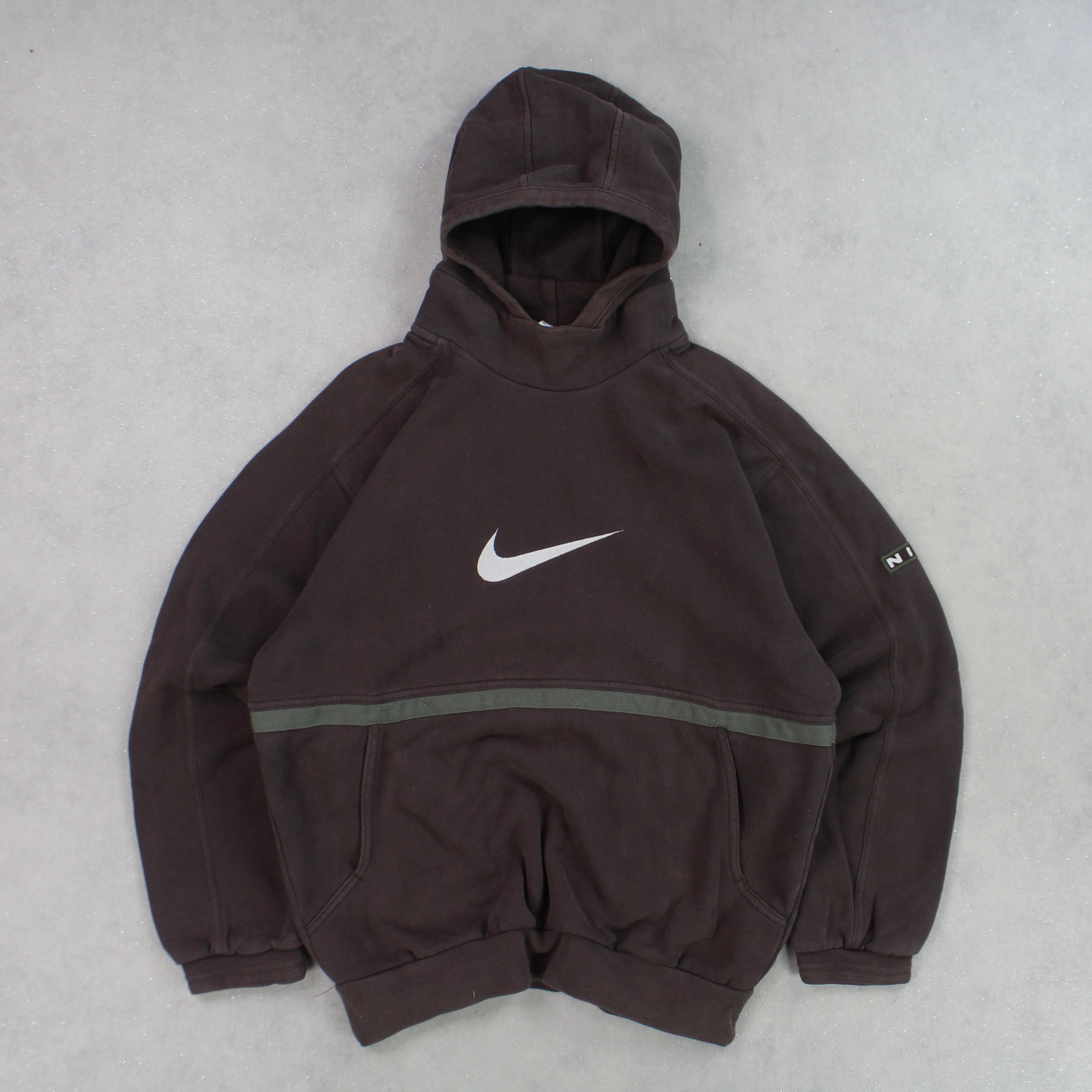 VERY RARE 1990s  Hoodie Brown-OSI