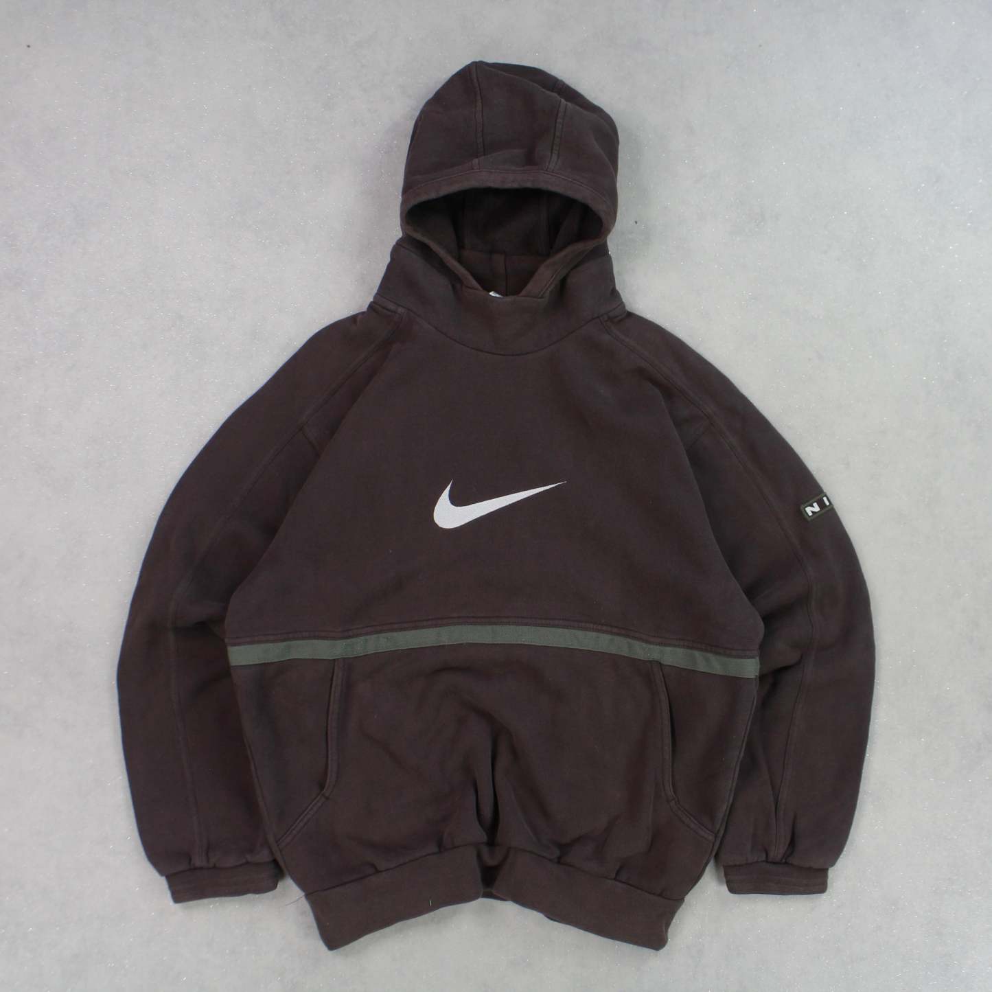 VERY RARE 1990s  Hoodie Brown-OSI