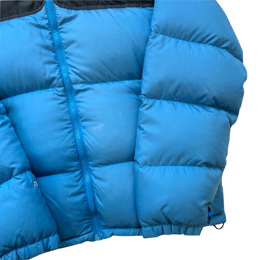 Baby Blue Puffer Jacket STAINED-OSI