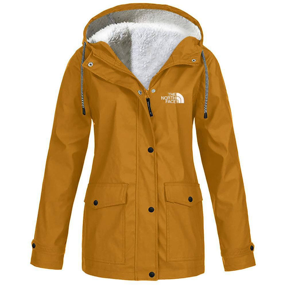 Women's fleece windproof hooded jacket-OSI
