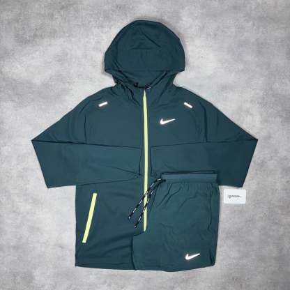 Uv Windrunner Jacket & 5” Flex Stride Short Set Deep Jungle-OSI