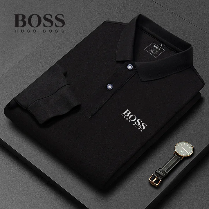 Long-sleeved Polo Shirt-OSI
