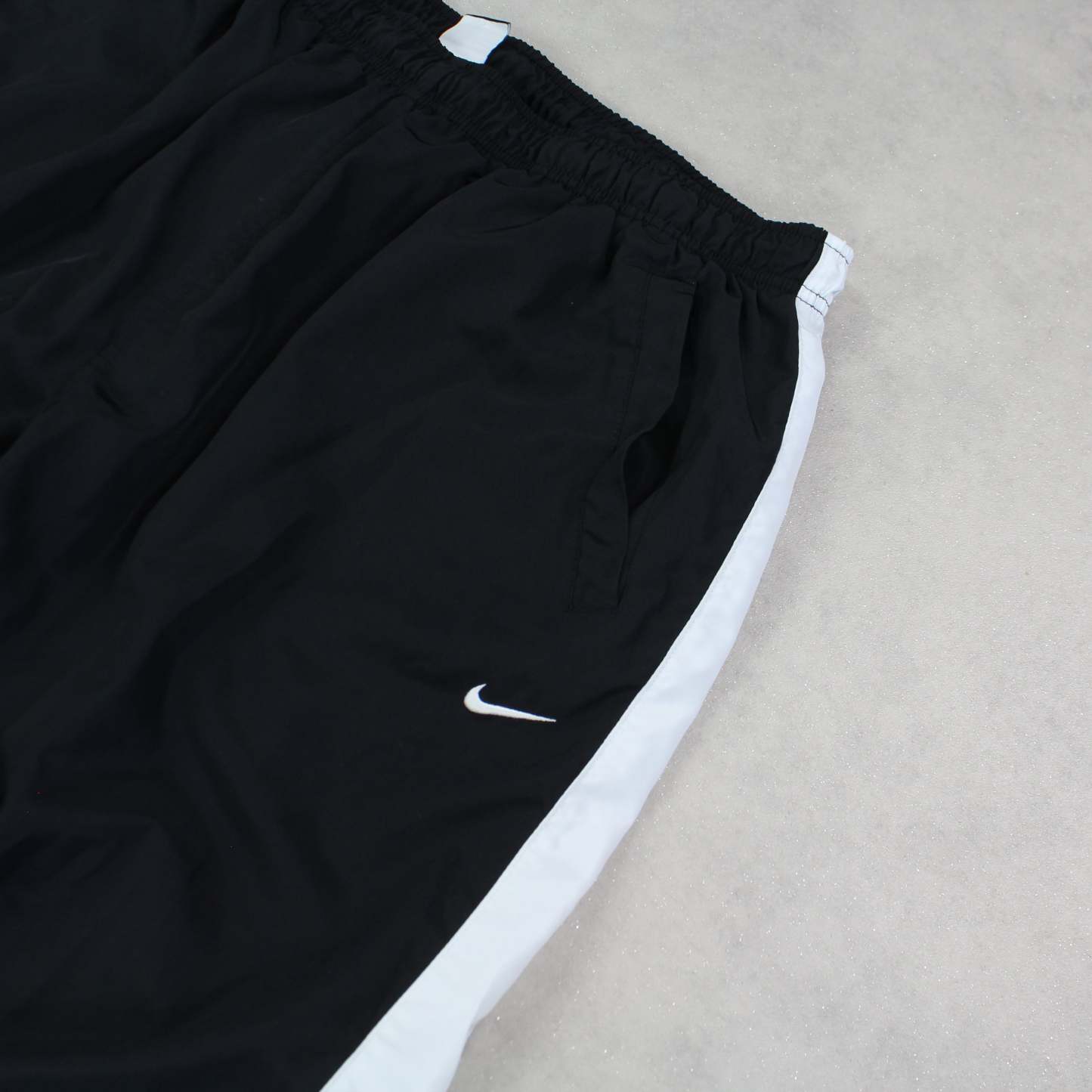 RARE 00s Baggy Trackpants Black-OSI