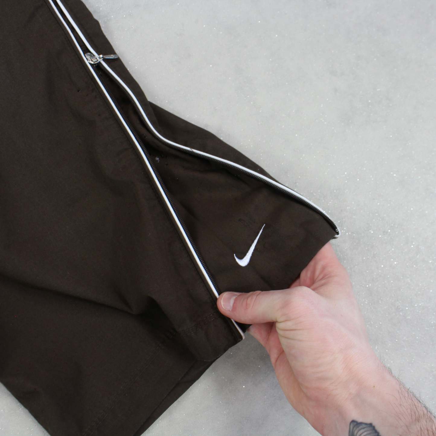 SUPER RARE 2000s Trackpants Brown-OSI