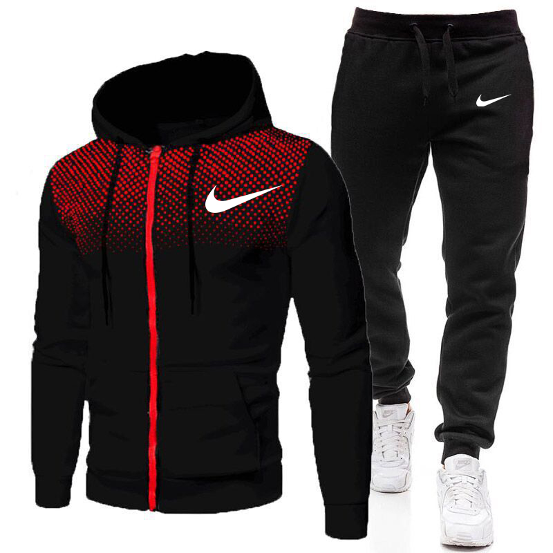 Casual Long Sleeve Men's Sports Suit-OSI