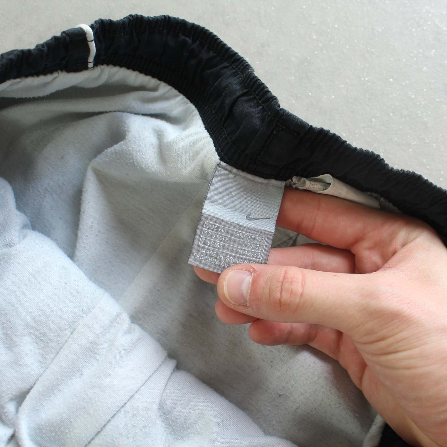 RARE 2000s Trackpants Black-OSI