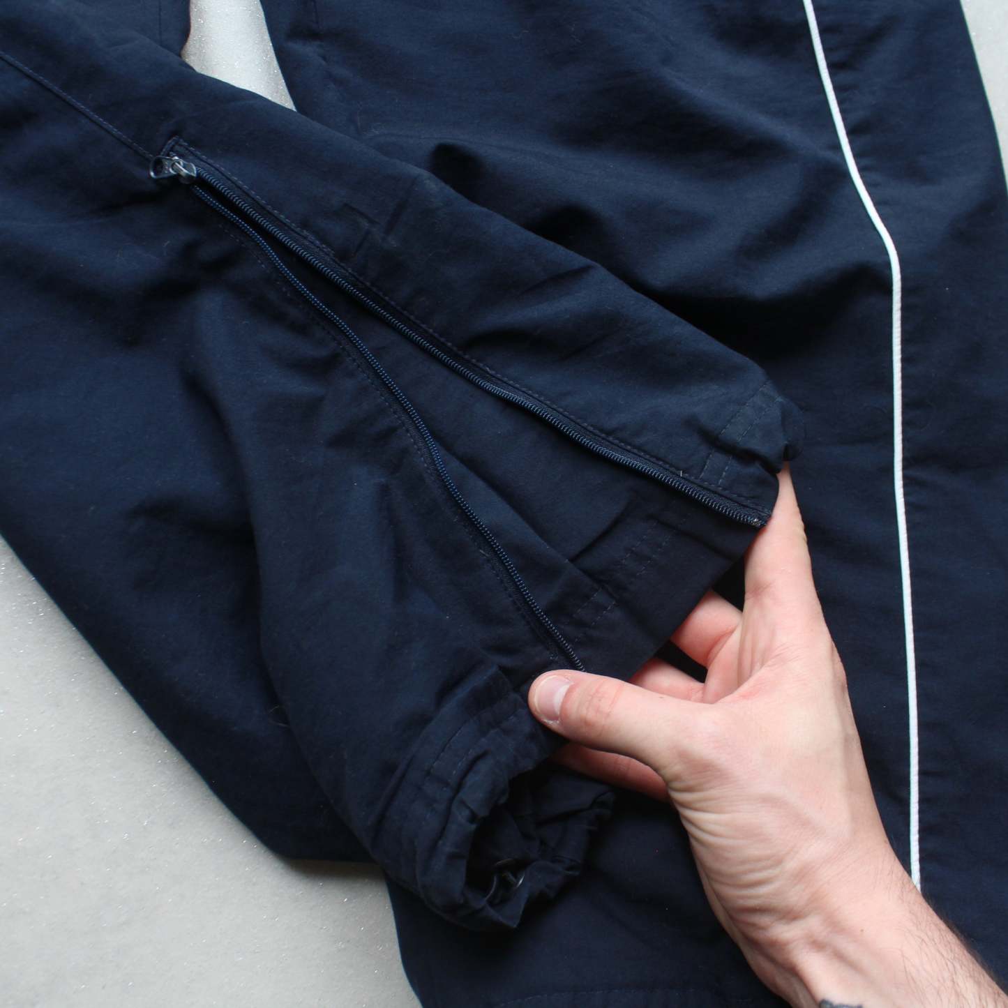 RARE 2000s Baggy Trackpants Navy-OSI