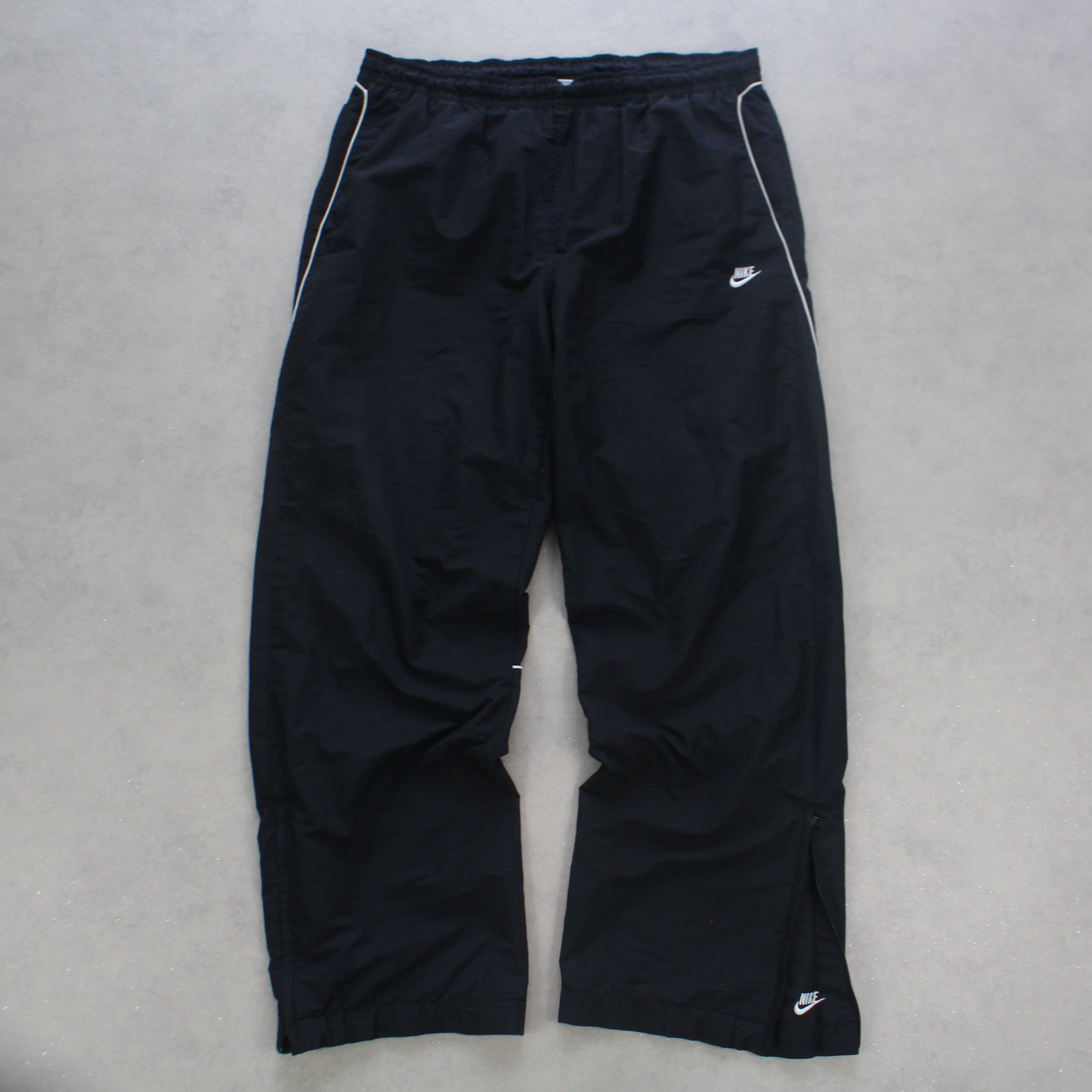RARE 2000s Trackpants Black-OSI