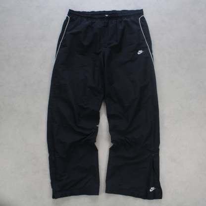 RARE 2000s Trackpants Black-OSI