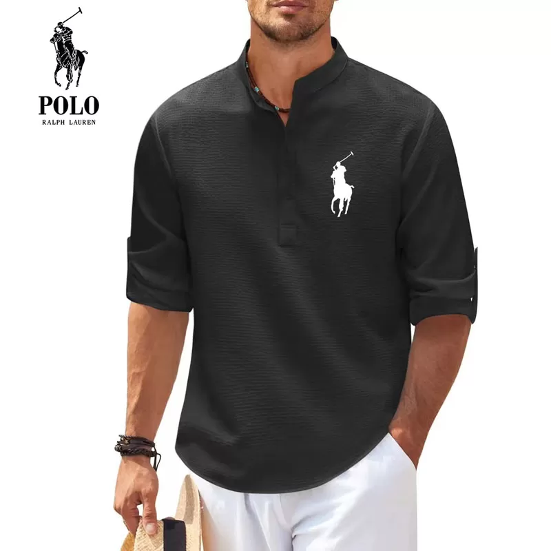 Men's Casual Collar Fashion Striped Shirts-OSI