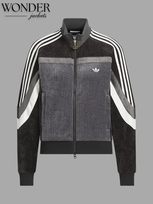 Chinese New Year Retro Remix Corduroy Track Jacket-OSI