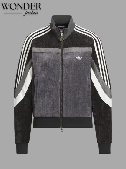 Chinese New Year Retro Remix Corduroy Track Jacket-OSI