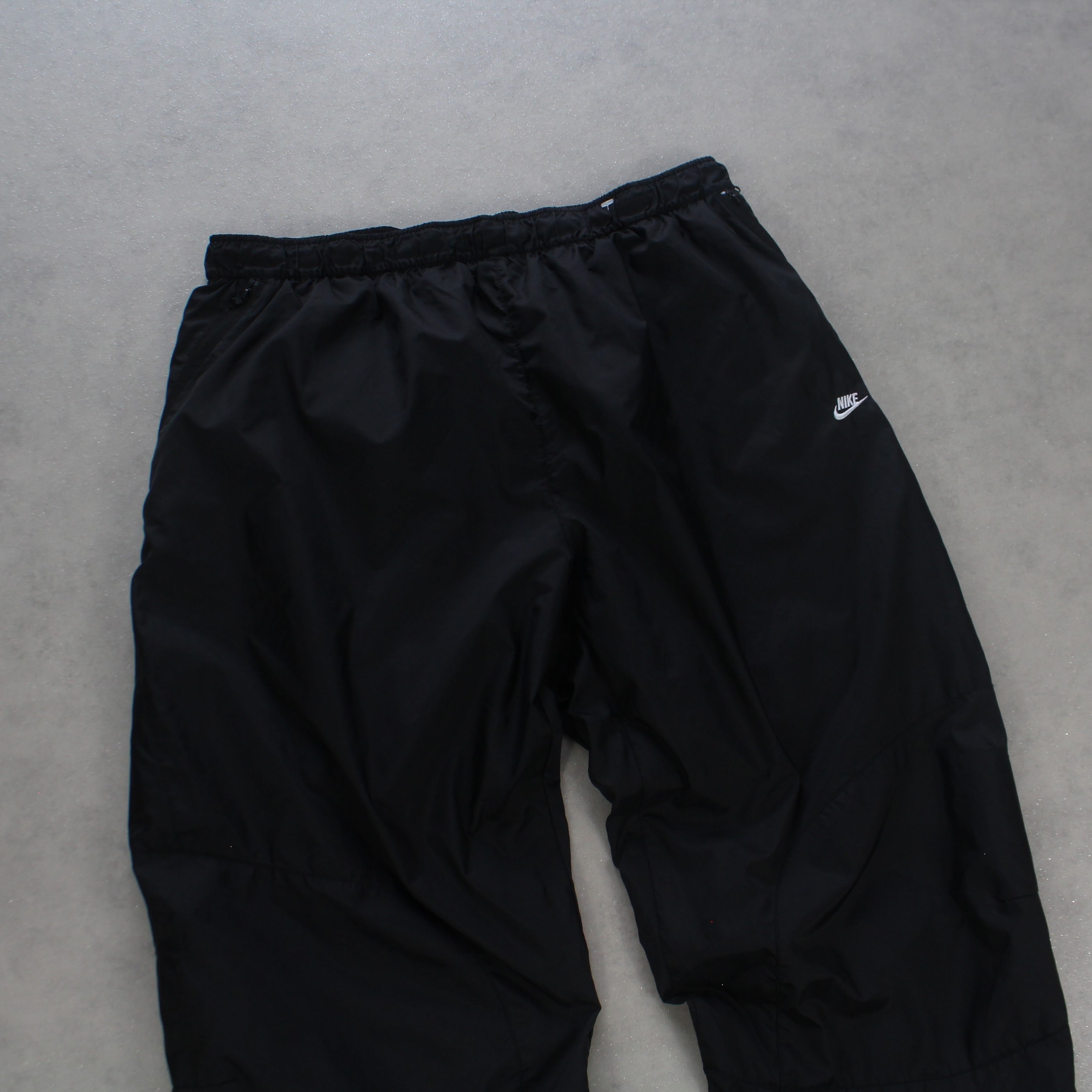 RARE 2000s Baggy Trackpants Black-OSI