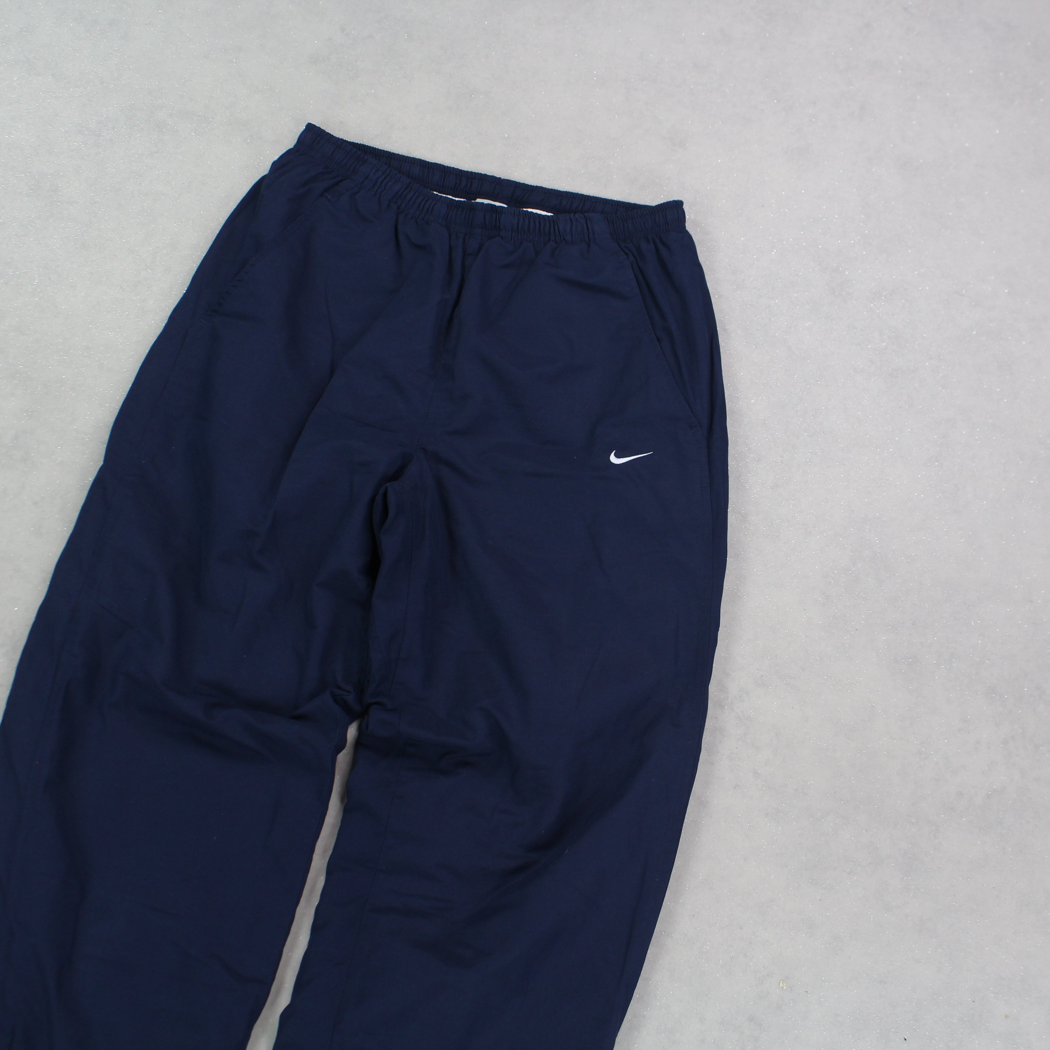 RARE 00s Spell Out Trackpants Navy-OSI