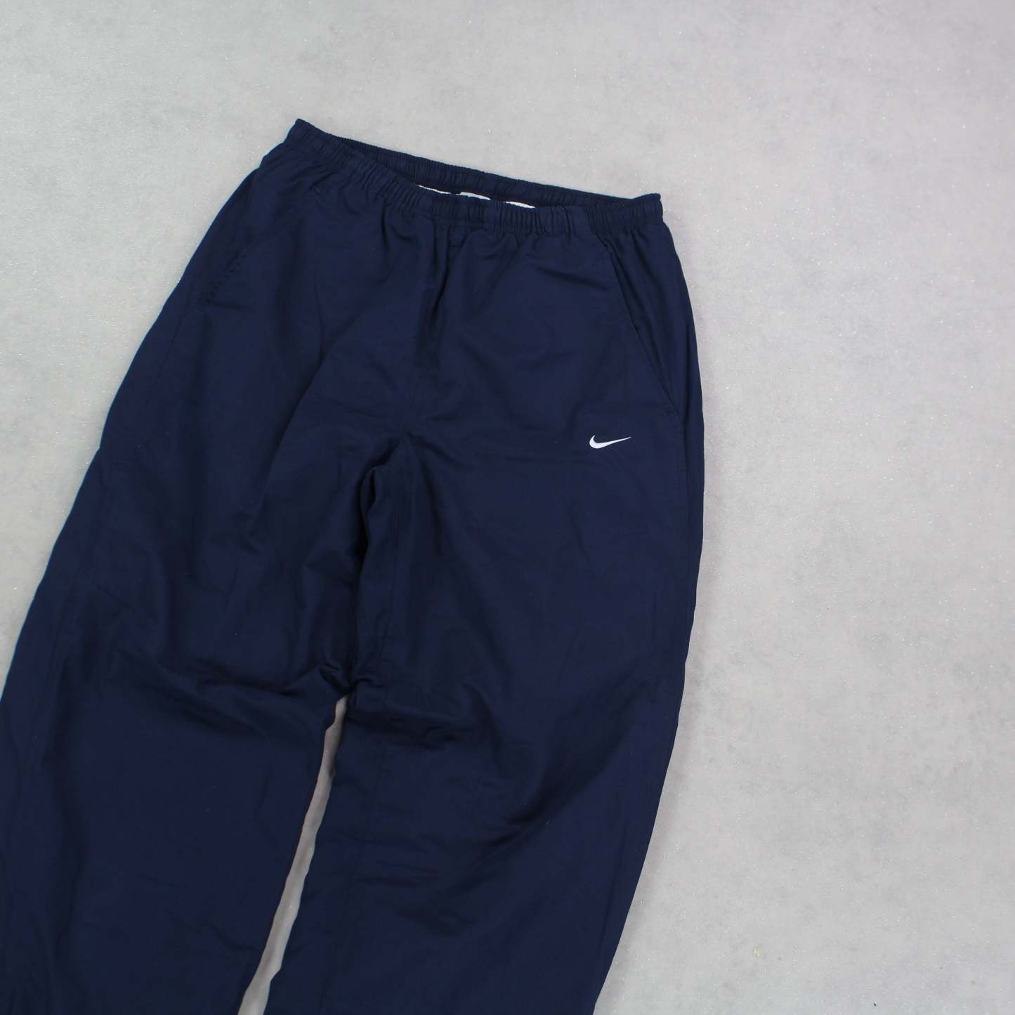 RARE 00s Spell Out Trackpants Navy-OSI