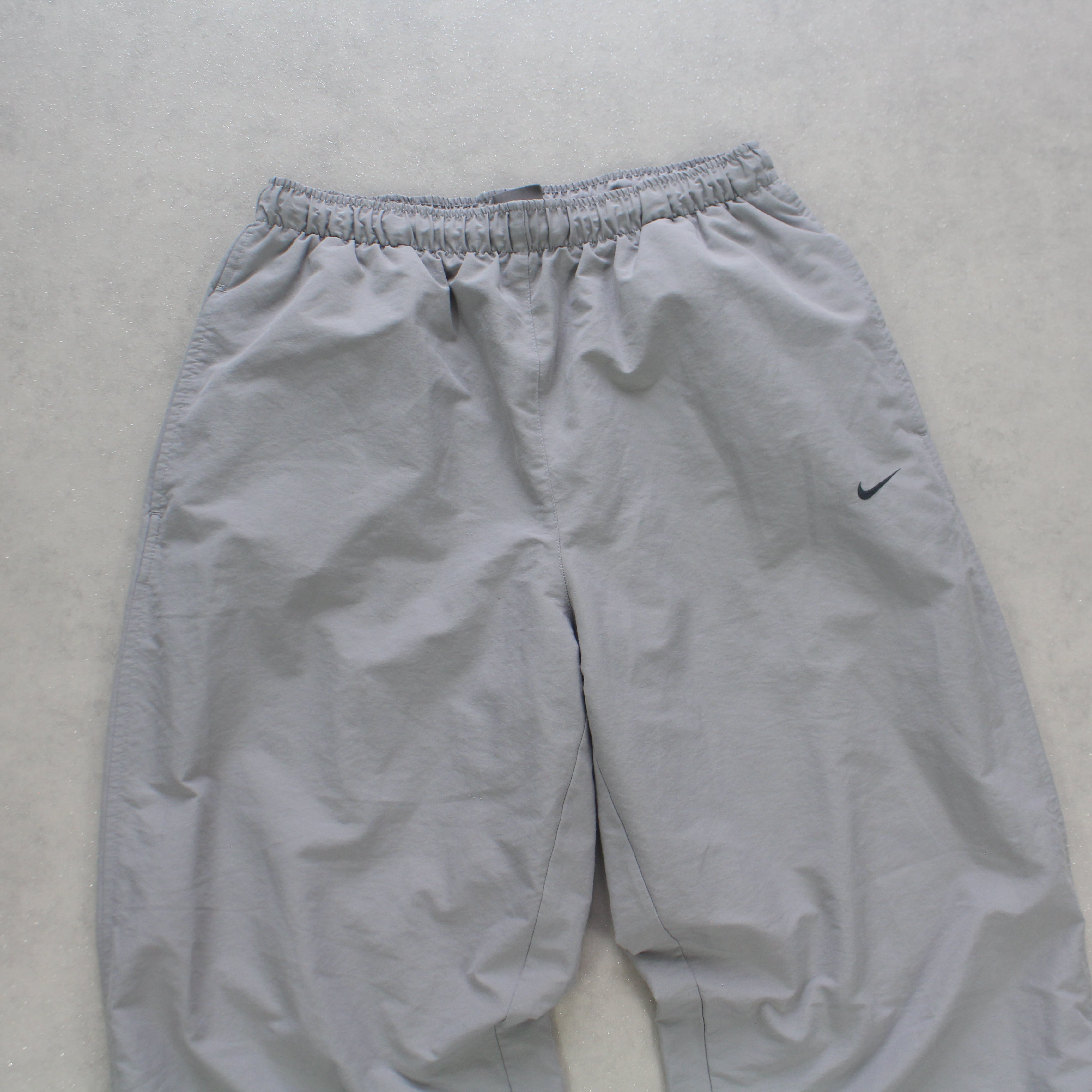 RARE 2000s Baggy Trackpants Grey-OSI