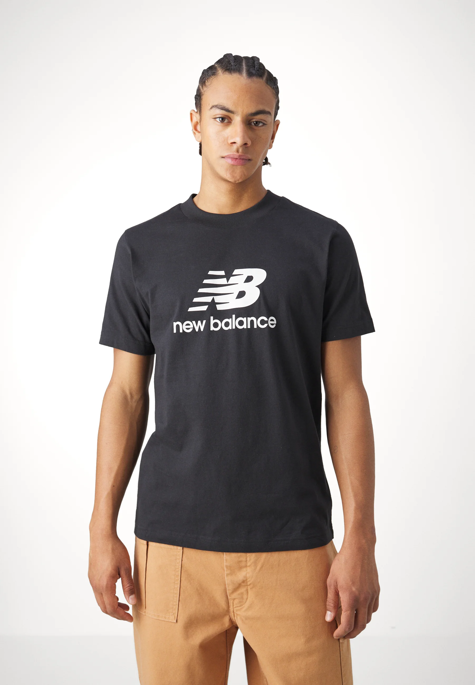 Essentials Stacked Logo T-Shirt-OSI