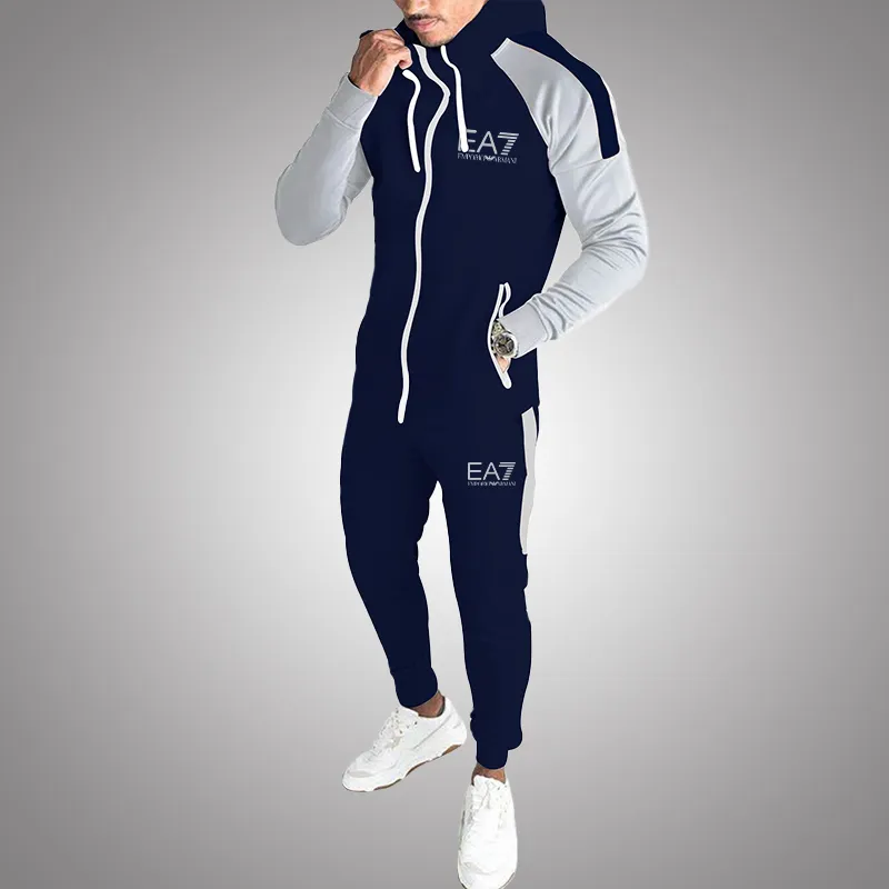 Dwuczęściowy dres męski (kurtka + spodnie)-OSI