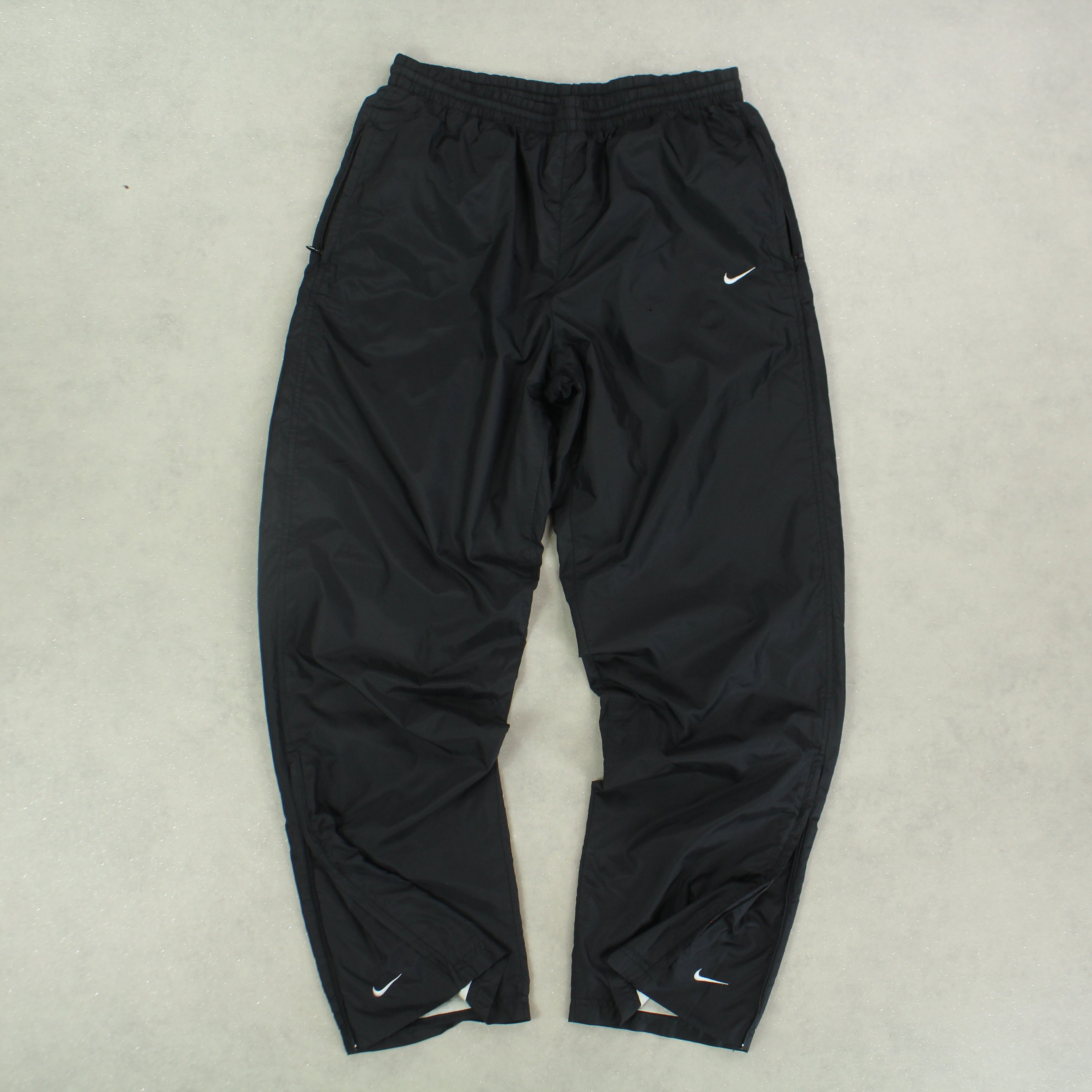 SUPER RARE 2000s Trackpants Black-OSI