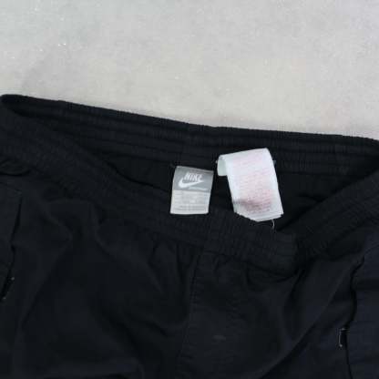 RARE 00s Air Baggy Trackpants Black-OSI
