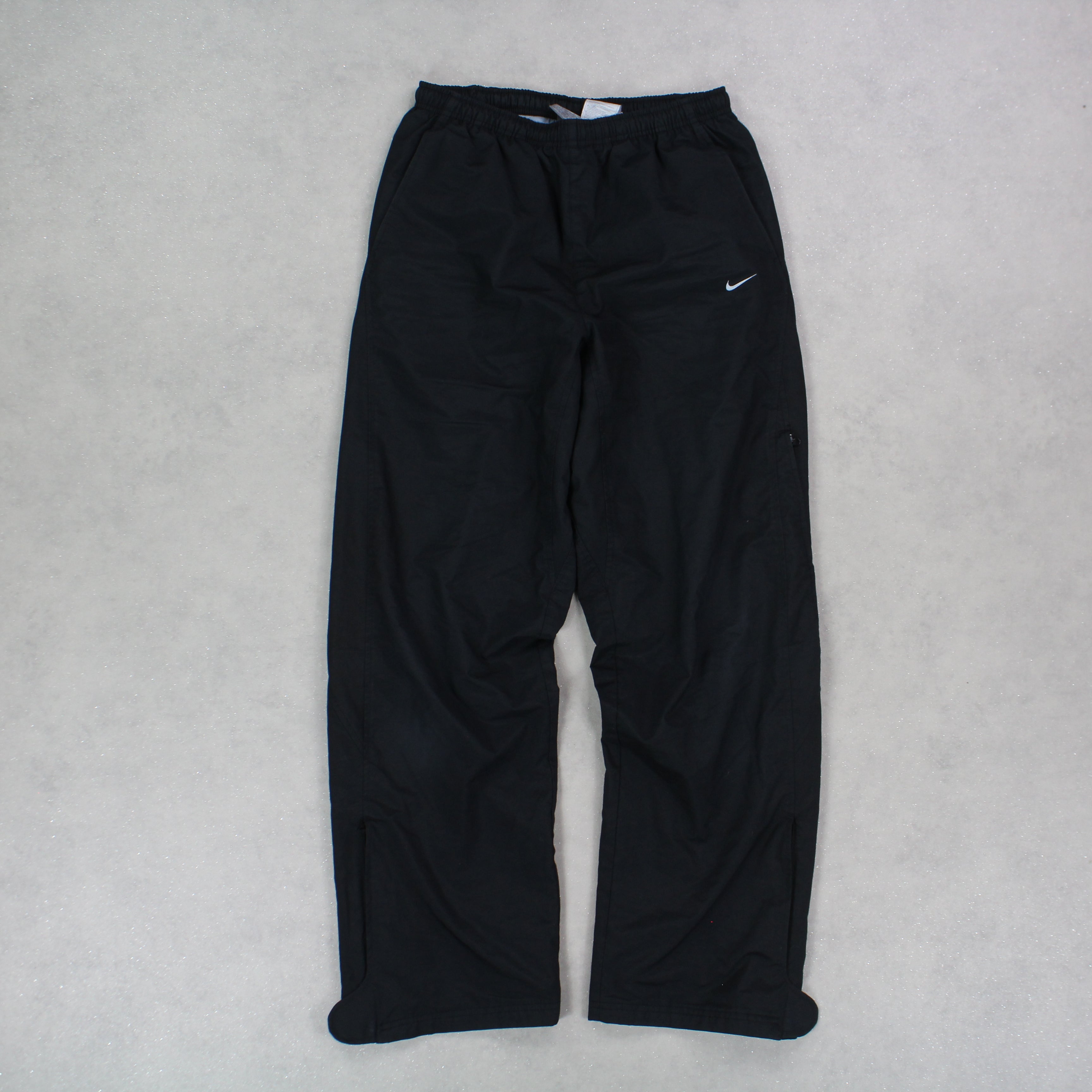 RARE 2000s Baggy Trackpants Black-OSI