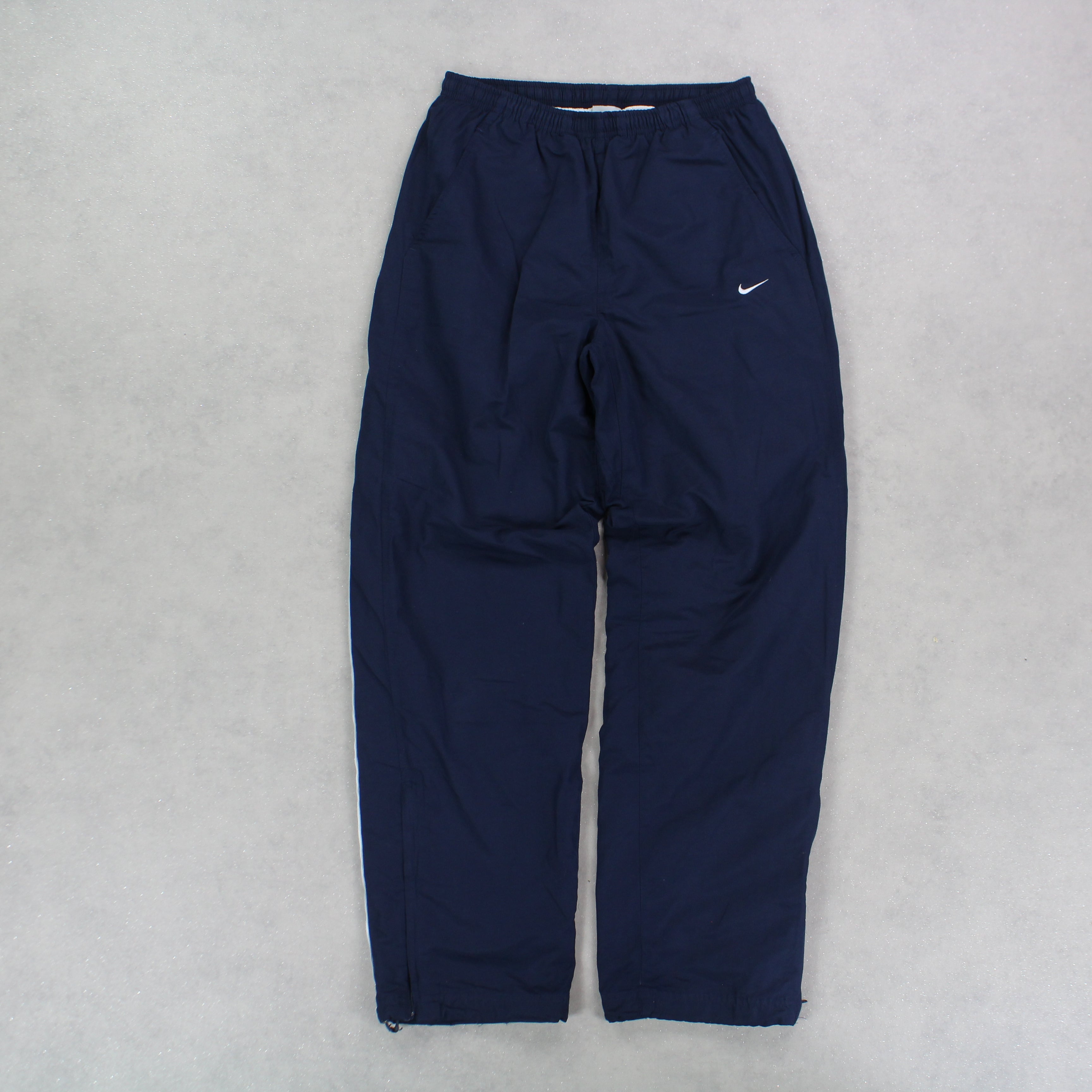 RARE 00s Spell Out Trackpants Navy-OSI