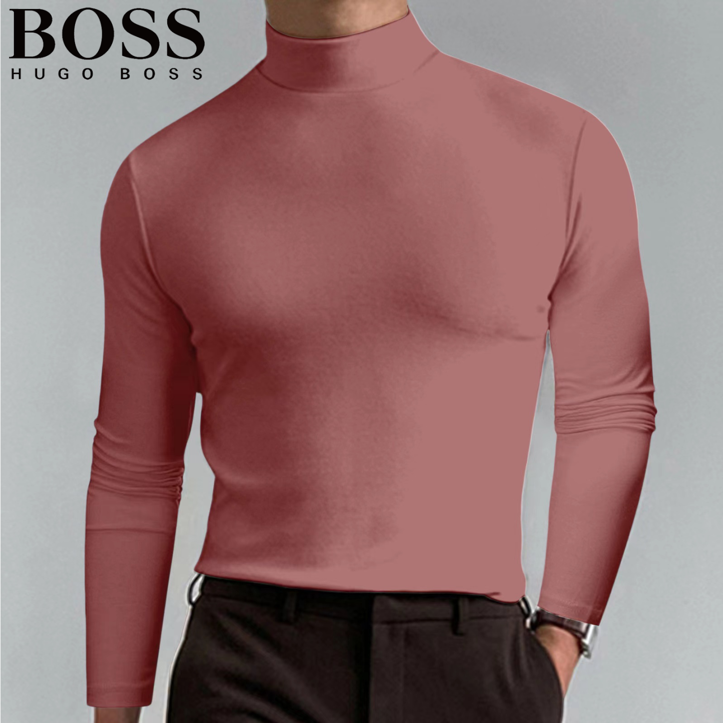 Men's Casual Round Neck Thermal Top-OSI