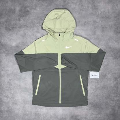 Uv Windbreaker Jacket Olive Aura & Black Phenom Bottoms Set-OSI