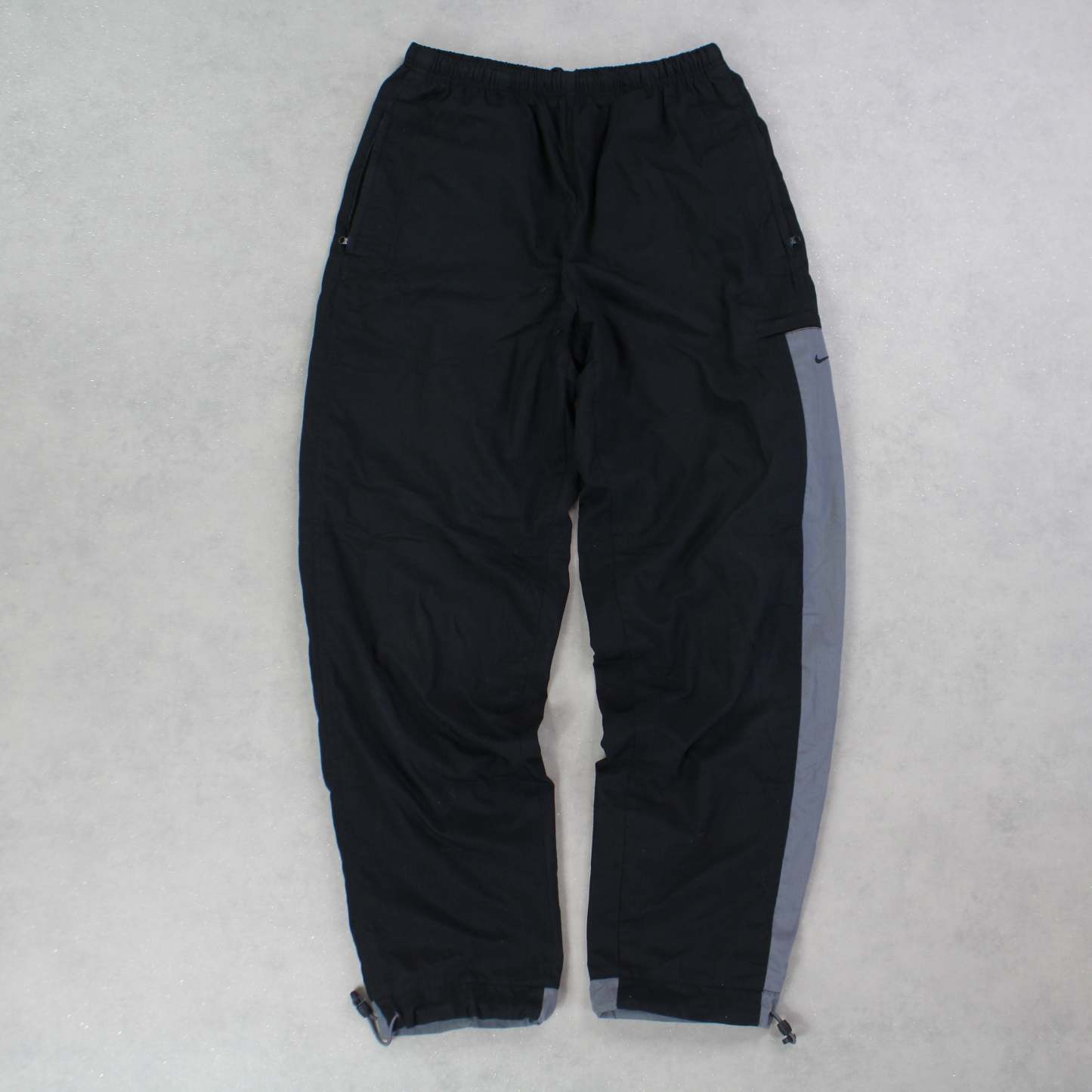 RARE 2000s Trackpants Black-OSI