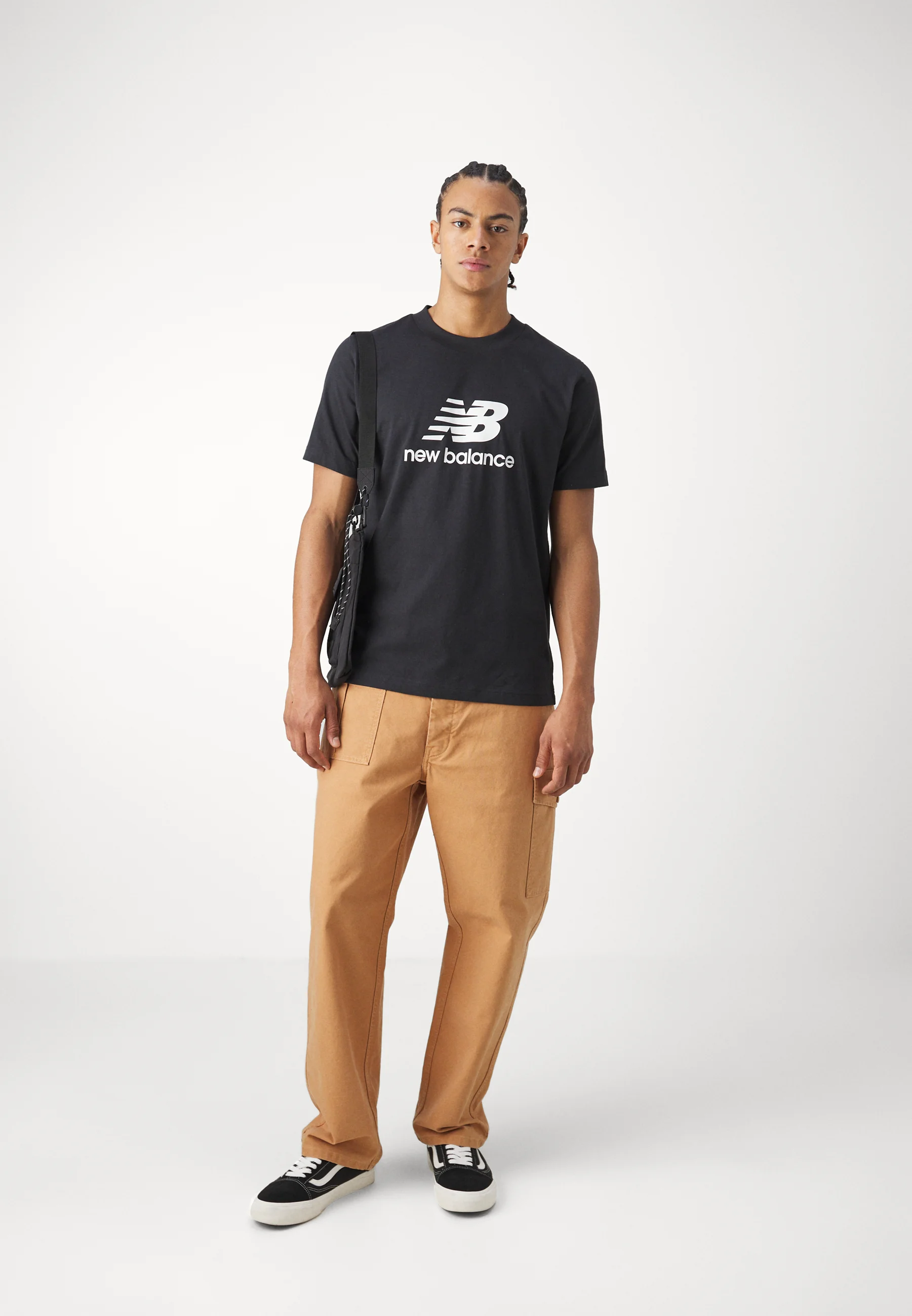 Essentials Stacked Logo T-Shirt-OSI