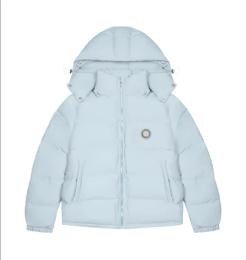 Trapstar Irongate Puffer Jacket Ice Blue Black