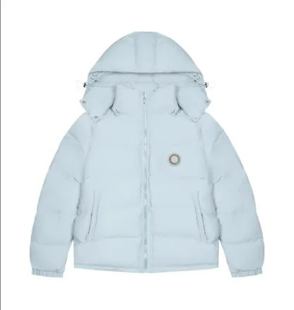 Trapstar Irongate Puffer Jacket Ice Blue Black