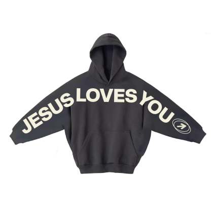 JESUS LOVES YOU HOODIE-OSI