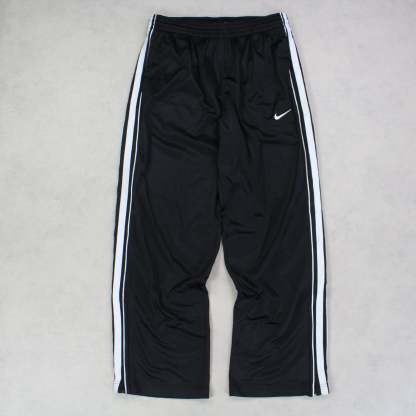 RARE 2000s Trackpants Black-OSI