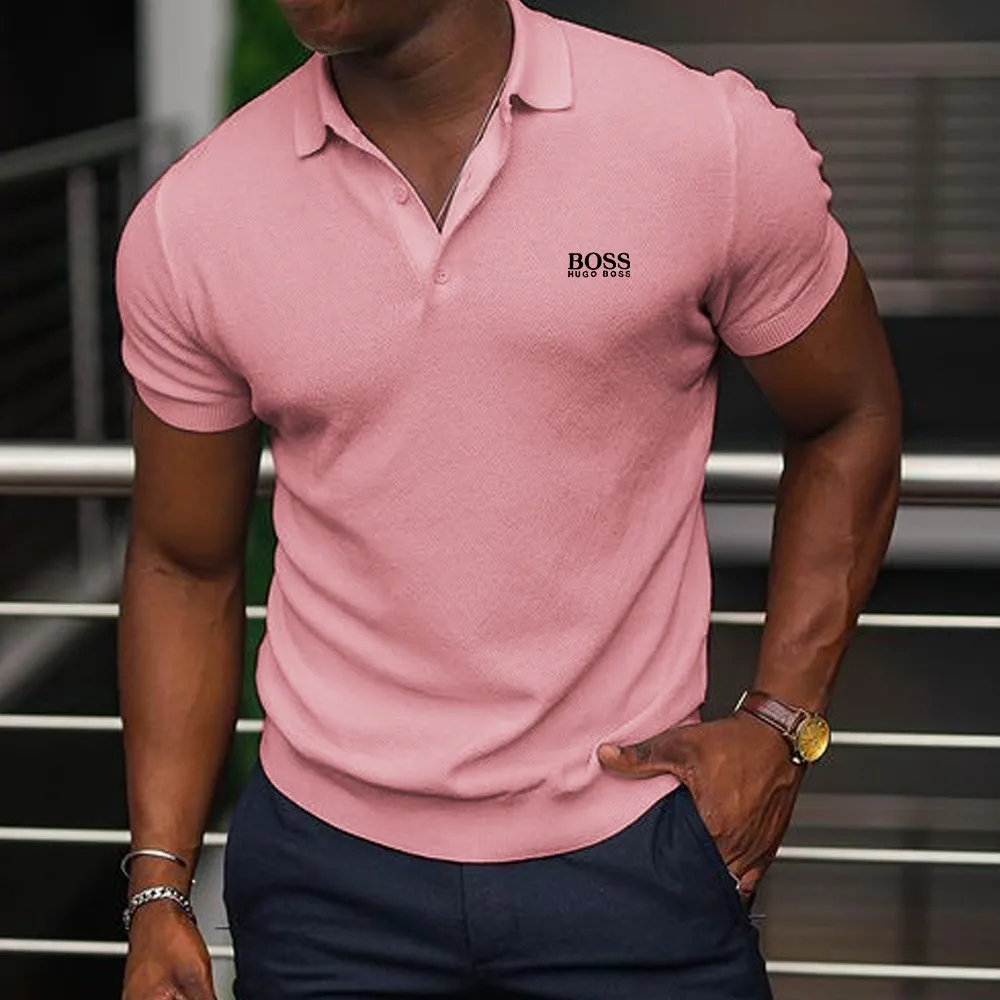 Men's casual short-sleeved polo shirt-OSI